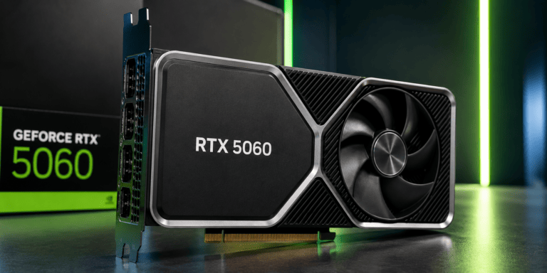 Gaming FPS comparison chart showing NVIDIA GeForce RTX 3060, RTX 4060, and RTX 5060 performance at 1080p Ultra settings across popular AAA games including Cyberpunk 2077, Warzone, Red Dead Redemption 2, Horizon Zero Dawn, Forza Horizon 5, and Assassin's Creed Valhalla.